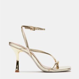 Steve Madden Champagne Gold Strappy Heels